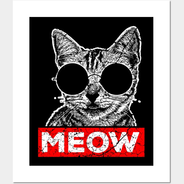 Meow Wall Art by schmomsen